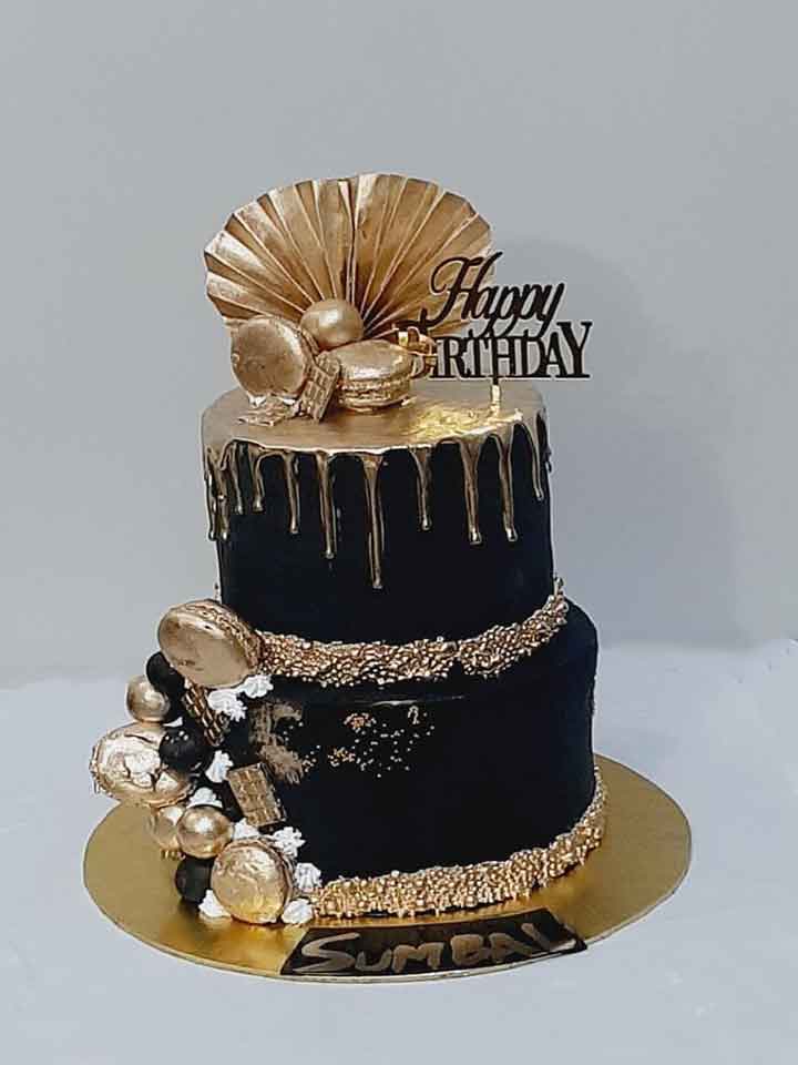 black beauty birthday cake
