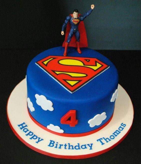 Buy a Superman Cake for your younger brother