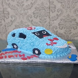 make a birthday car theme cake