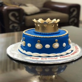 princes baby shower cake