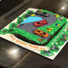 Honda car theme cake