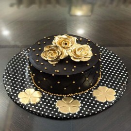 Golden Black Cake