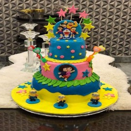 Cartoon Theme Cake