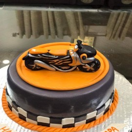 Bike Theme Cake