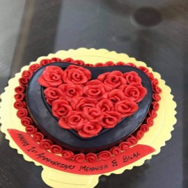 Rose birthday cake 