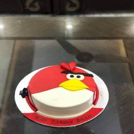 Angry bird photo cake