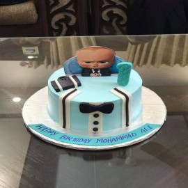 boss baby themed cake