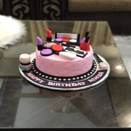 Beauty Makeup Cake