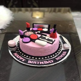 makeup birthday cake