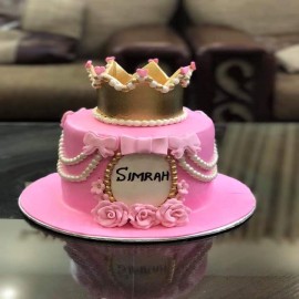 crown birthday cake for boy