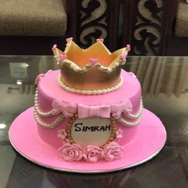 king crown birthday cake