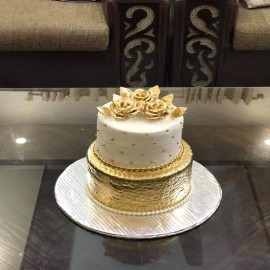 gold cake