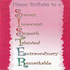 buy sister birthday card