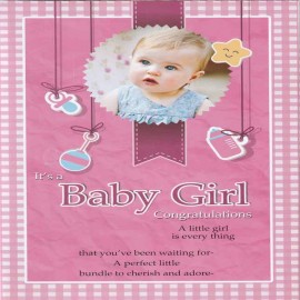 Baby Girl Card