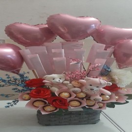 Teddy bear chocolate gift